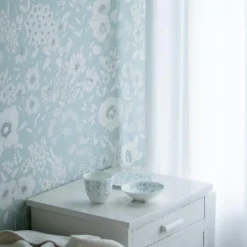 Slåpeblom kopp uten hank 20 cl 2 stk blå