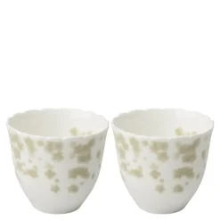 Slåpeblom kopp uten hank 20 cl 2 stk grønn