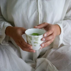 Slåpeblom kopp uten hank 20 cl 2 stk grønn