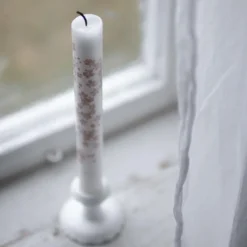 Slåpeblom kronelys 2 stk rosa