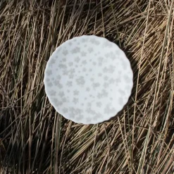 Slåpeblom miniasjett 13 cm varmgrå