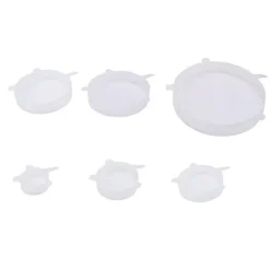 Smak silikonlokk 6 stk klar