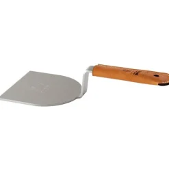 Smashjern/grillspade 29 cm rustfritt stål/Tränsjö-lær
