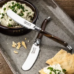 Smørkniv 4 stk dark wood