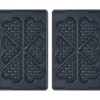Snack toastjern plater Box 6: hjerte vaffler