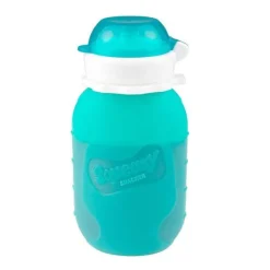Snacker drikkeflaske/klemmepose 177 ml aqua blue