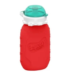 Snacker drikkeflaske/klemmepose 177 ml red