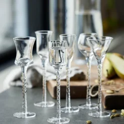 Snapsglass rom 18 cm 6 stk klar