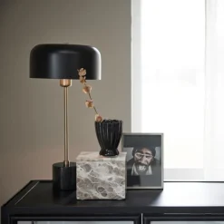 Sofillia bordlampe 53 cm svart/lys gull