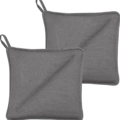 Soft grytekluter 2 stk grå