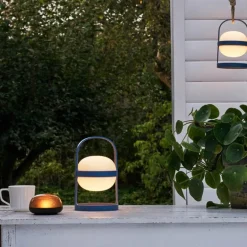 Soft Spot solar circular 25 cm sky blue