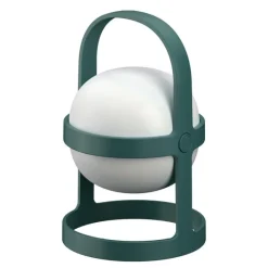 Soft spot solar circular lampe 25 cm forest green