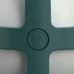 Soft spot solar circular lampe 25 cm forest green