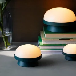 Soft spot solar dots lampe 8,5 cm forest green