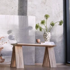 Soil vase 21,5 cm vanilje