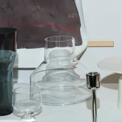 Solare høy vase 12x26 cm stålgrå