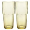Solare høyt glass 39 cl 2 stk ildgul