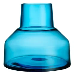 Solare lav vase 22x20 cm elektrisk blå