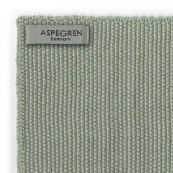 Solid kjøkkenklut strikket 26x26 cm 2 stk mint