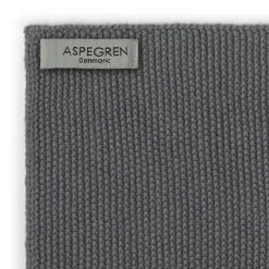 Solid kjøkkenklut strikket 26x26 cm 2 stk gray