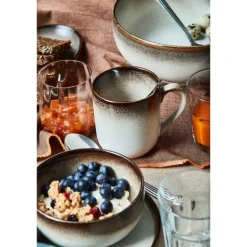 Sonja salatskål 24x9 cm brun