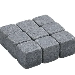 Sontell isbiter whiskysteiner 9 stk mørk grå