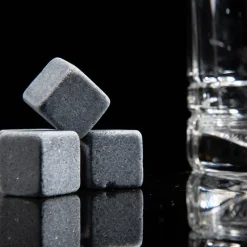 Sontell isbiter whiskysteiner 9 stk mørk grå