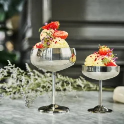 Sontell Silver champagneglass 18 cl stål/blank