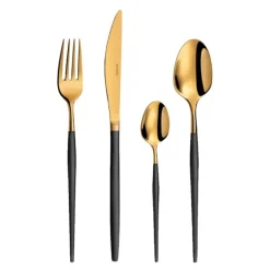 Soprano bestiksett 16 deler svart/gull