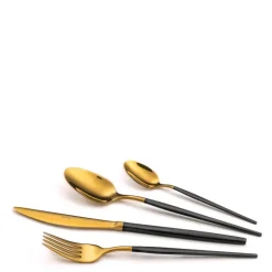 Soprano bestiksett 16 deler svart/gull