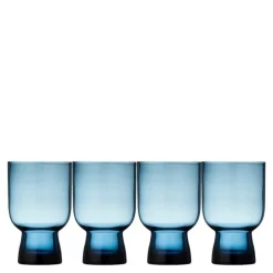 Sorrento vannglass 30 cl 4 stk blå