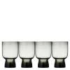 Sorrento vannglass 30 cl 4 stk smoke