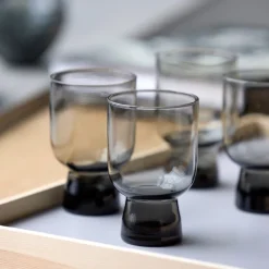 Sorrento vannglass 30 cl 4 stk smoke