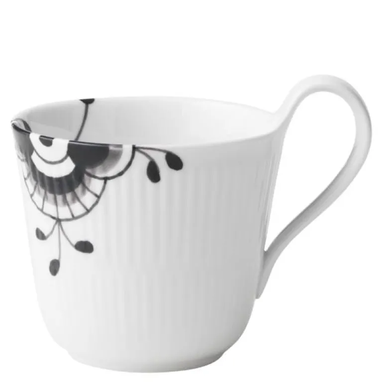 Sort Mega Riflet kopp m/hank 33 cl