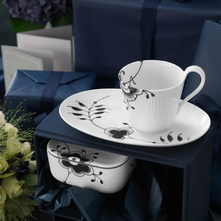 Sort Mega Riflet kopp m/hank 33 cl