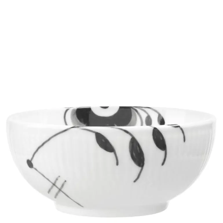 Sort Mega Riflet skål 24 cl