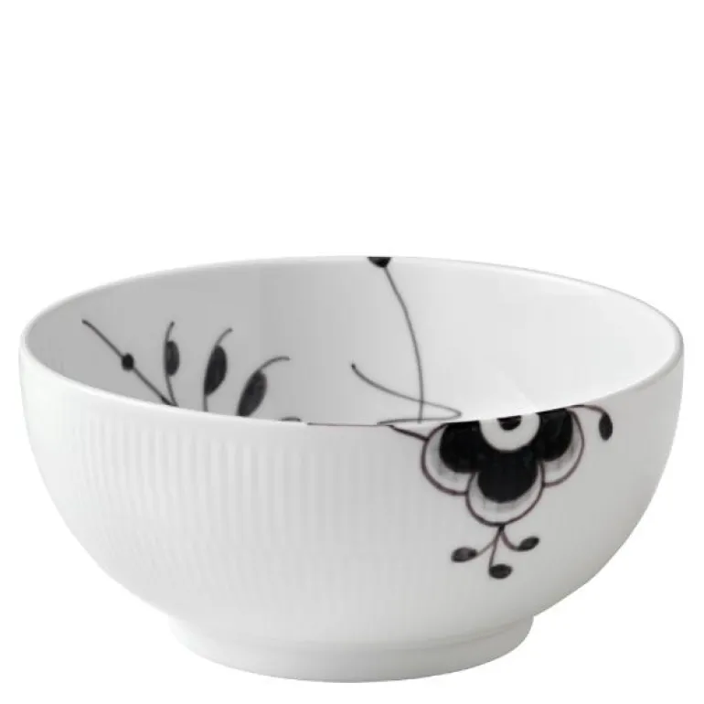 Sort Mega Riflet skål 21 cm