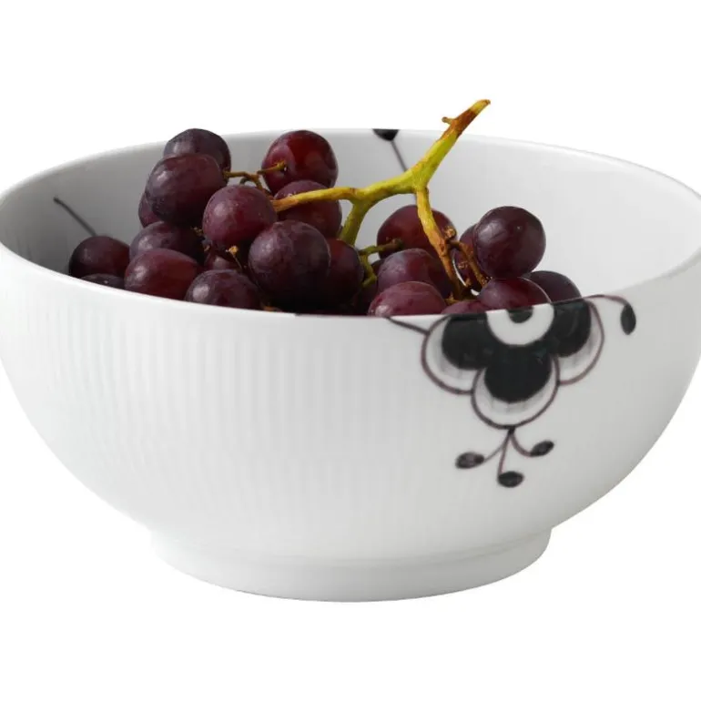 Sort Mega Riflet skål 21 cm