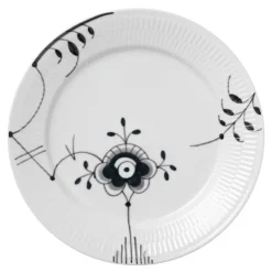 Sort Mega Riflet tallerken 27 cm dekor 6