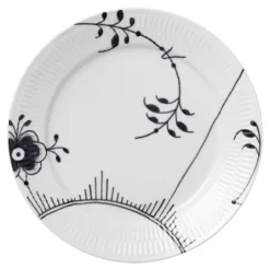 Sort Mega Riflet tallerken 27 cm dekor 2