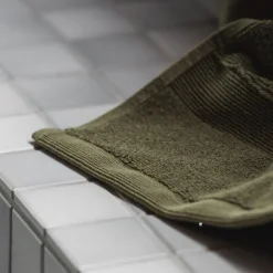 Spa vaskeklut 30x30 cm oliven