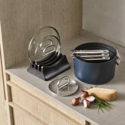 Space grytesett 3 deler m/lokk og lokkholder blå