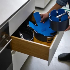 Space grytesett 3 deler m/lokk og lokkholder blå