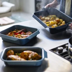 Space ildfast form 3 deler 12,3x32,8 cm blå