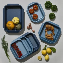 Space ildfast form 30x30 cm blå