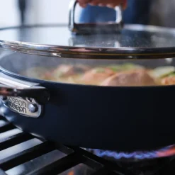 Space kasserolle m/lokk 28 cm 4,5L midnight blue