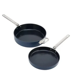 Space stekepannesett 2 deler 24+28 cm midnight blue