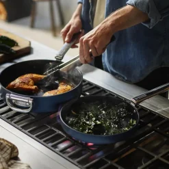 Space stekepannesett 2 deler 24+28 cm midnight blue