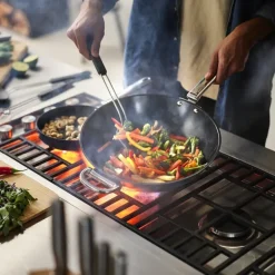 Space wokpanne 32 cm midnight blue