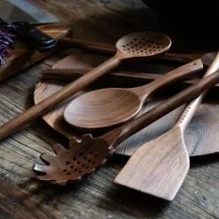 Spagettisleiv 33,5 cm valnøtt